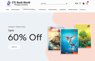 CTC Book World Website Design & Development