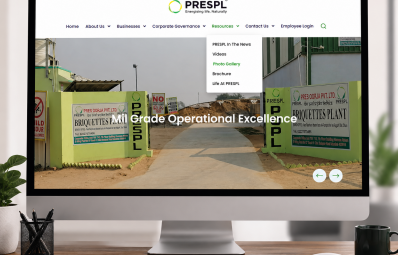 Transforming PRESPL's Digital Presence with a Modern, Scalable Corporate Website
