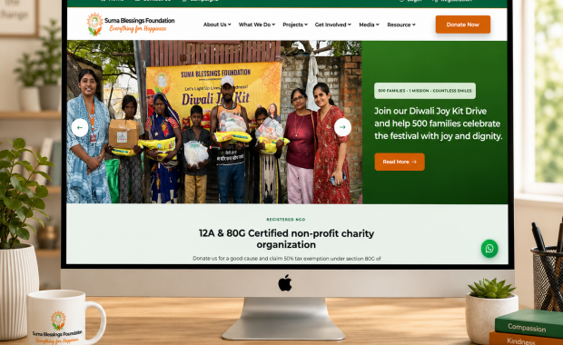 Suma Blessings Foundation Website Design & Digital Transformation